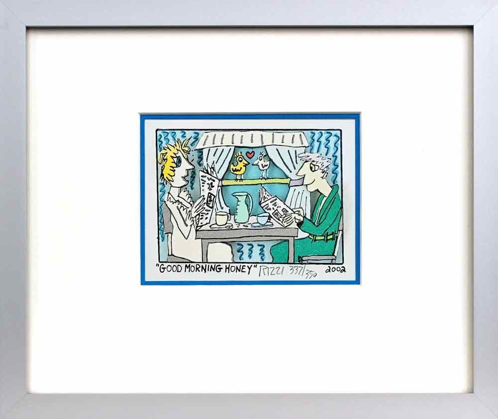 james-rizzi-goodmornin-honey-handsigniert-gerahmt