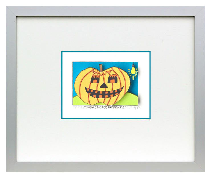 james-rizzi-i-would-die-for-pumpkin-pie-gerahmt-kunst-3d