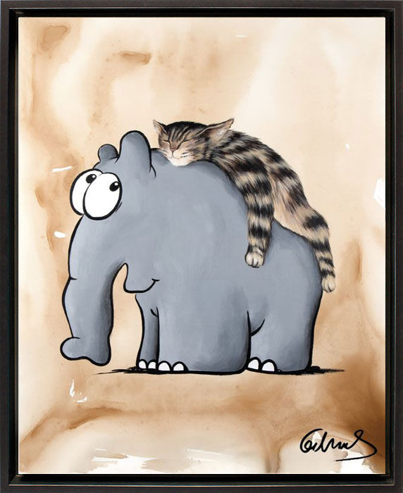 otto-waalkes-schmitz-katze-v-gerahmt-ottifant-cat-kunst otto-waalkes-schmitz-katze-v-gerahmt-ottifant-cat-kunst