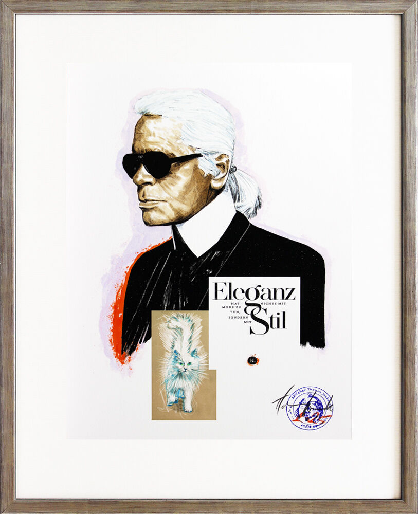 Thomas Jankowski Bilder - KARL LAGERFELD - 30x42 - UNIKAT