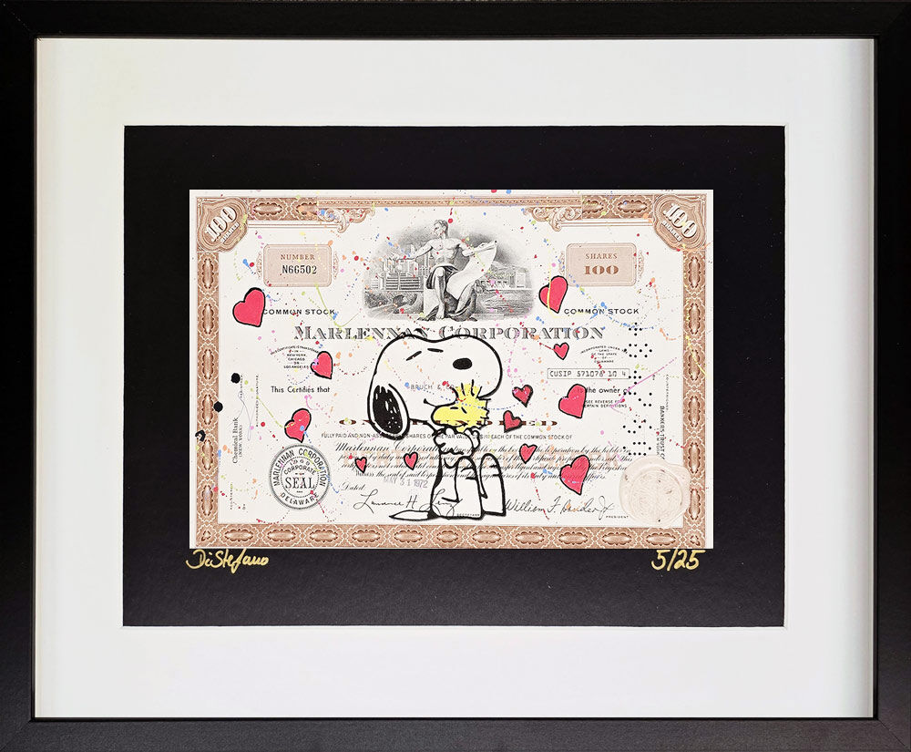 di-stefano-snoopy-and-woodstock-gerahmt