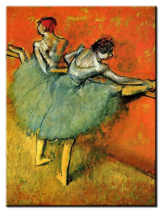 Leinwandbild Edgar Degas - Tänzerinnen in der Bar