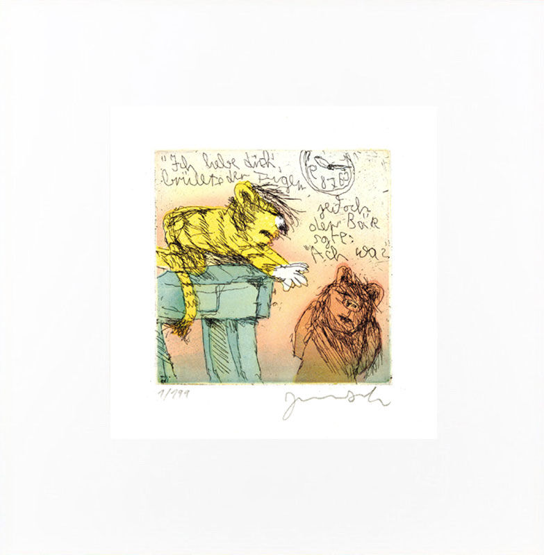 janosch-ich-liebe-dich-brllte-der-tiger-ungerahmt janosch-ich-liebe-dich-brllte-der-tiger-ungerahmt