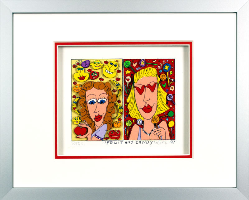 james-rizzi-fruit-and-candy-gerahmt james-rizzi-fruit-and-candy-gerahmt