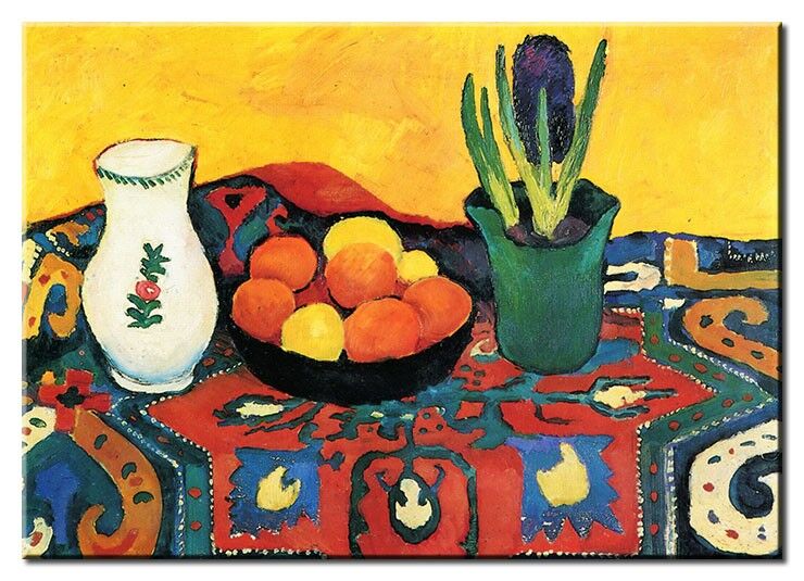 Leinwandbild August Macke - Stillleben August Macke Bilder - Stillleben-100 x 140 cm