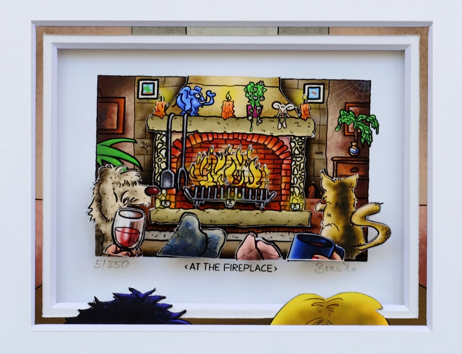 Branko AT THE FIREPLACE