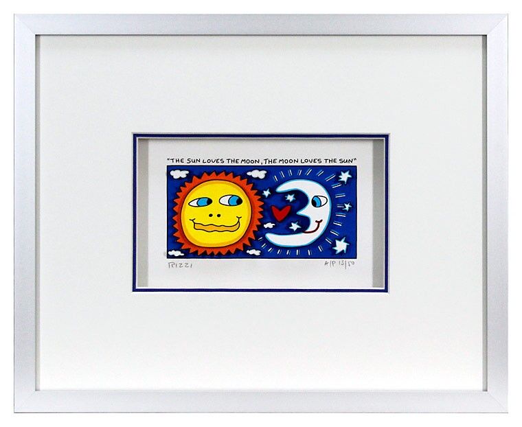 james-rizzi-the-sun-loves-the-moon-gerahmt-collage james-rizzi-the-sun-loves-the-moon-gerahmt-collage