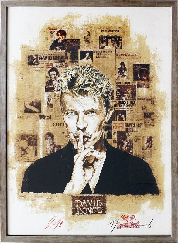 Thomas Jankowski Bilder - DAVID BOWIE - Original Mischtechnik (Unikat) Thomas Jankowski Bilder - DAVID BOWIE - Original Mischtechnik (Unikat)