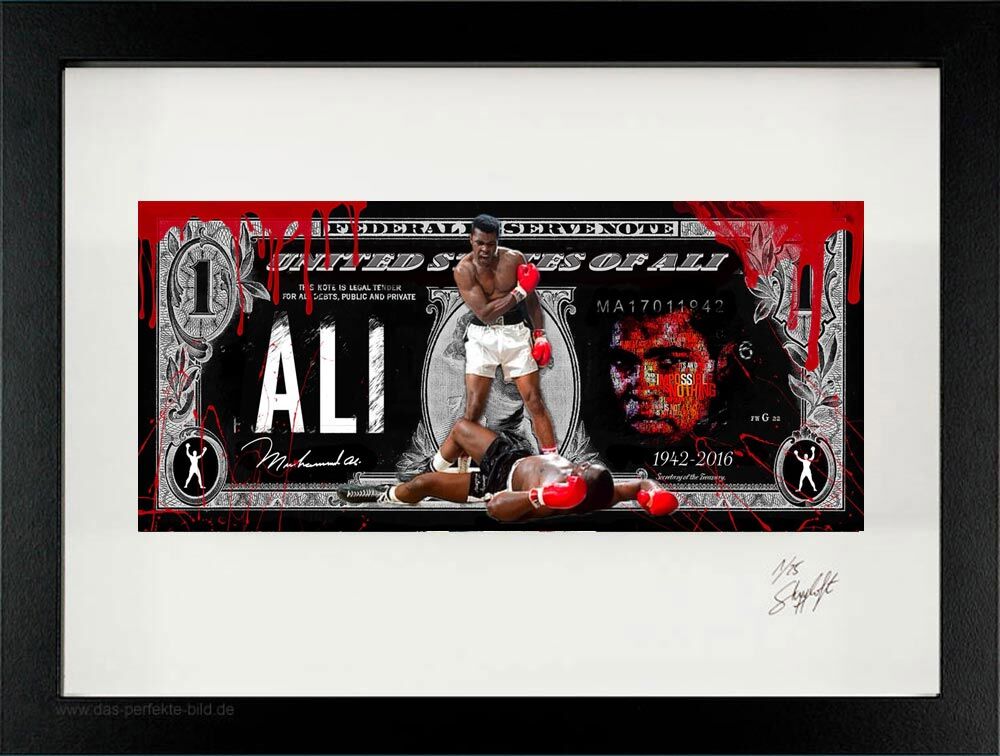 Skyyloft-muhammad-ali-dollar-nummer-eins-gerahmt