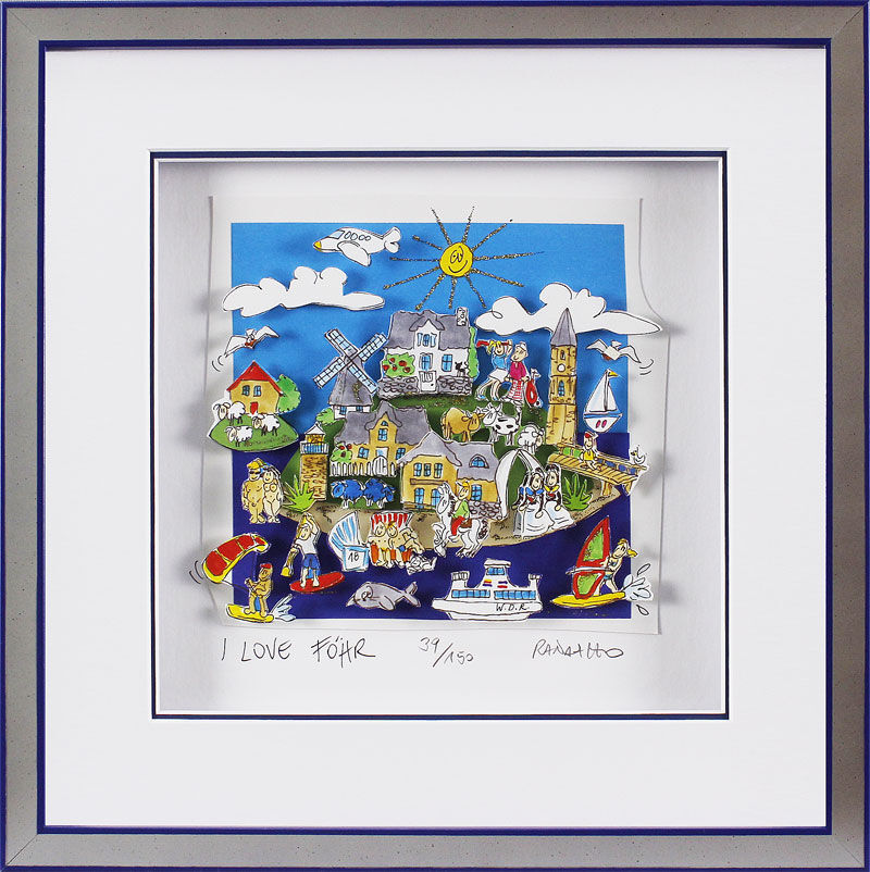 paolo-randazzo-i-love-foehr-gerahmt-kunst-3d paolo-randazzo-i-love-foehr-gerahmt-kunst-3d