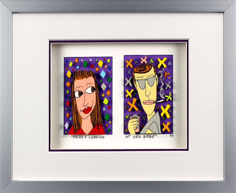 james-rizzi-heres-looking-at-you-babe-gerahmt james-rizzi-heres-looking-at-you-babe-gerahmt