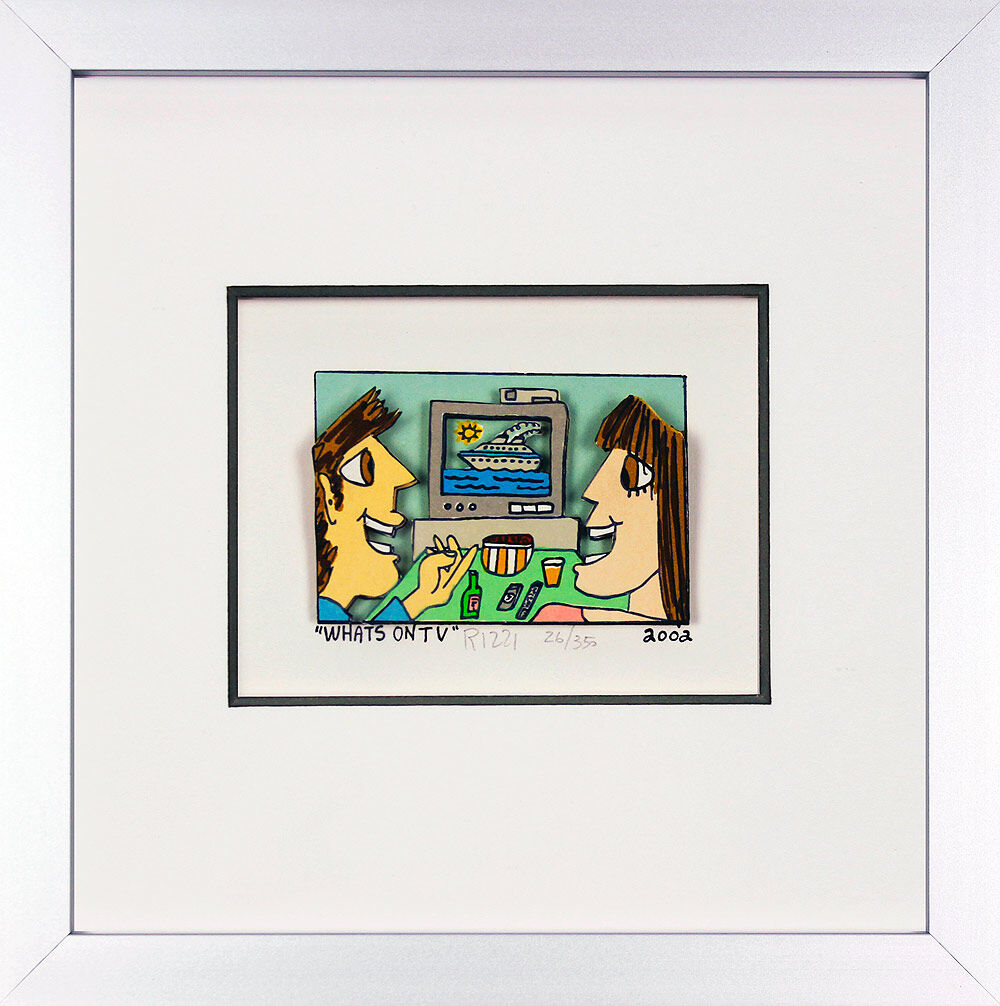 james-rizzi-whats-on-tv-gerahmt-aluminium
