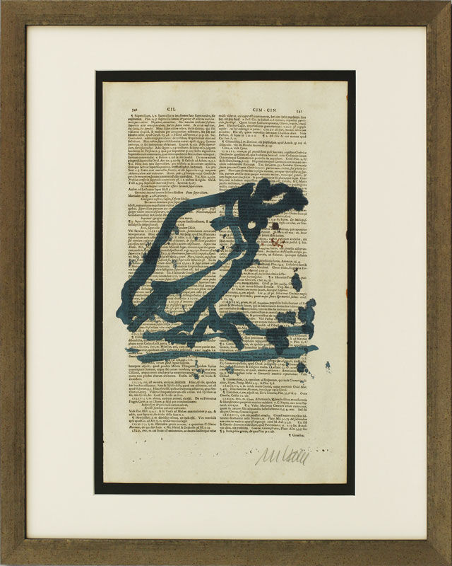 Armin Mueller-Stahl - WORT UND BILD - RAABE - original gemalt - HANDSIGNIERT Armin Mueller-Stahl - WORT UND BILD - RAABE - original gemalt - HANDSIGNIERT