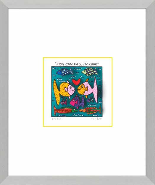 james-rizzi-fish-ca-fall-in-love-gerahmt