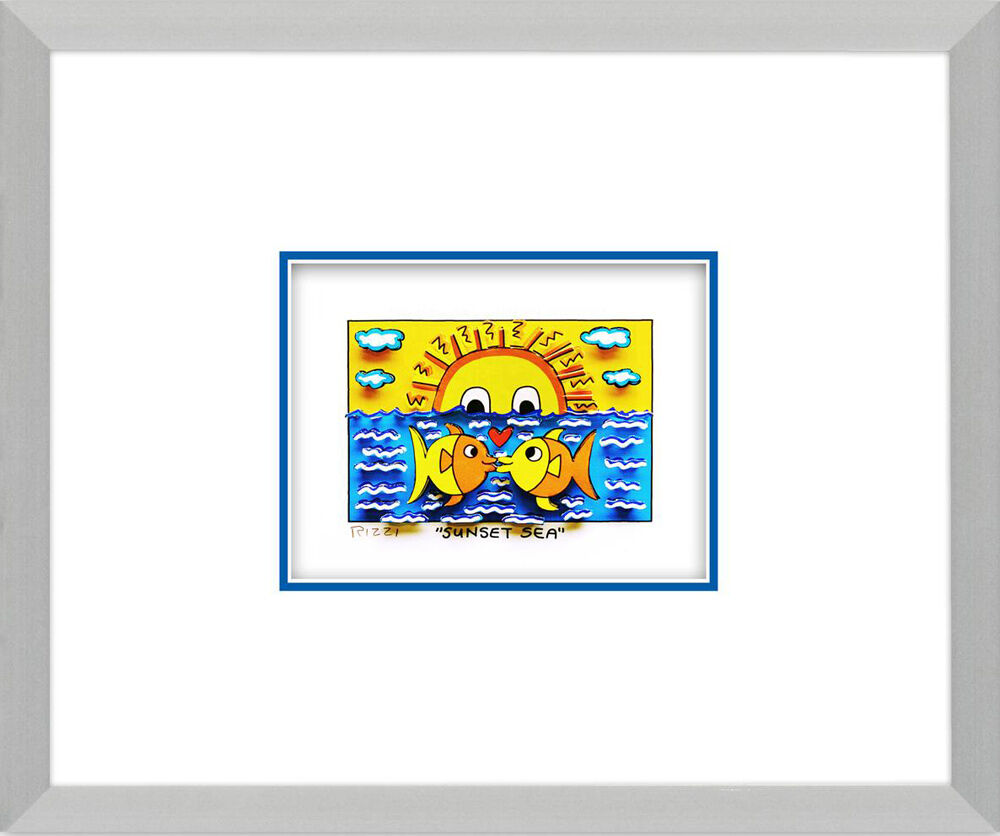 james-rizzi-sunset-sea-gerahmt-alu