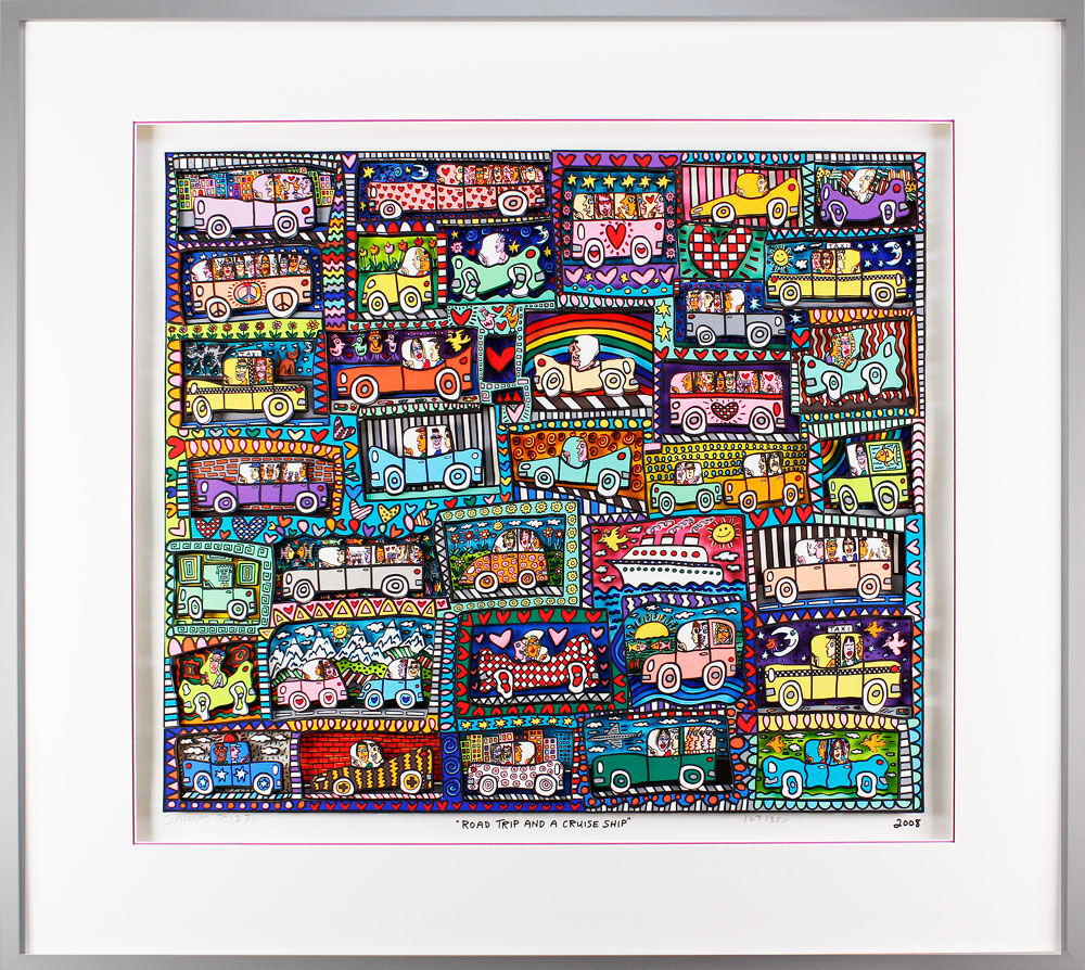 james-rizzi-road-trip-and-a-cruise-ship-gerahmt james-rizzi-road-trip-and-a-cruise-ship-gerahmt