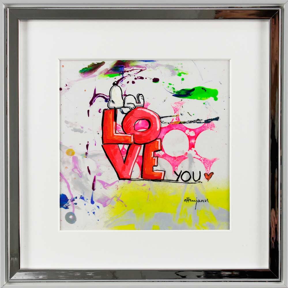 andrea-ottenjann-snoopy-L-O-V-E-You-gerahmt