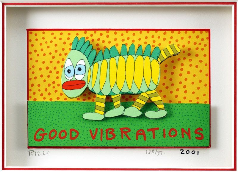 James Rizzi Bilder - GOOD VIBRATIONS - HANDSIGNIERT