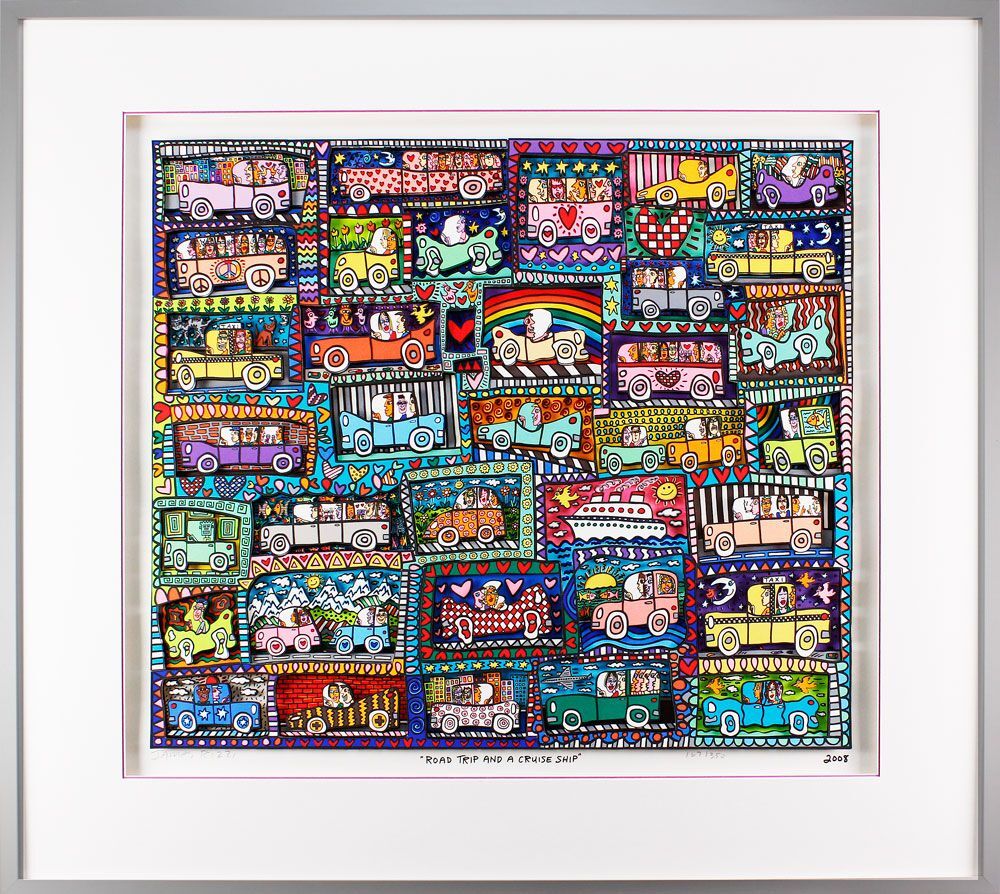 James Rizzi Bilder 3D Pop Art PREISWERT kaufen Galerie Wutzke