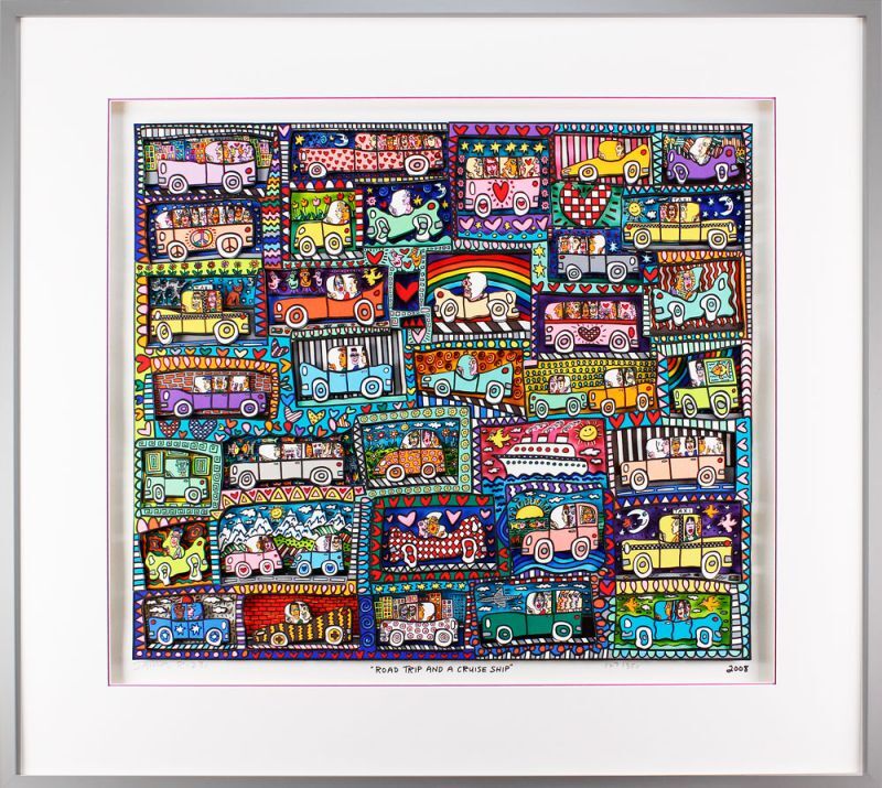 James Rizzi Bilder 3D Pop Art PREISWERT kaufen Galerie Wutzke
